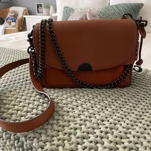 Coach Dreamer Mixed Leather Shoulder bag